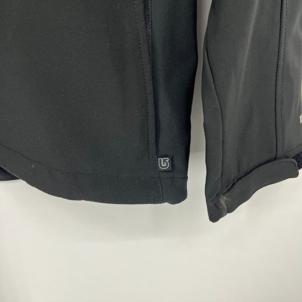 Burton‎ Full Zip Jacket Men's Size M Black Pockets Softshell - Picture 5 of 12